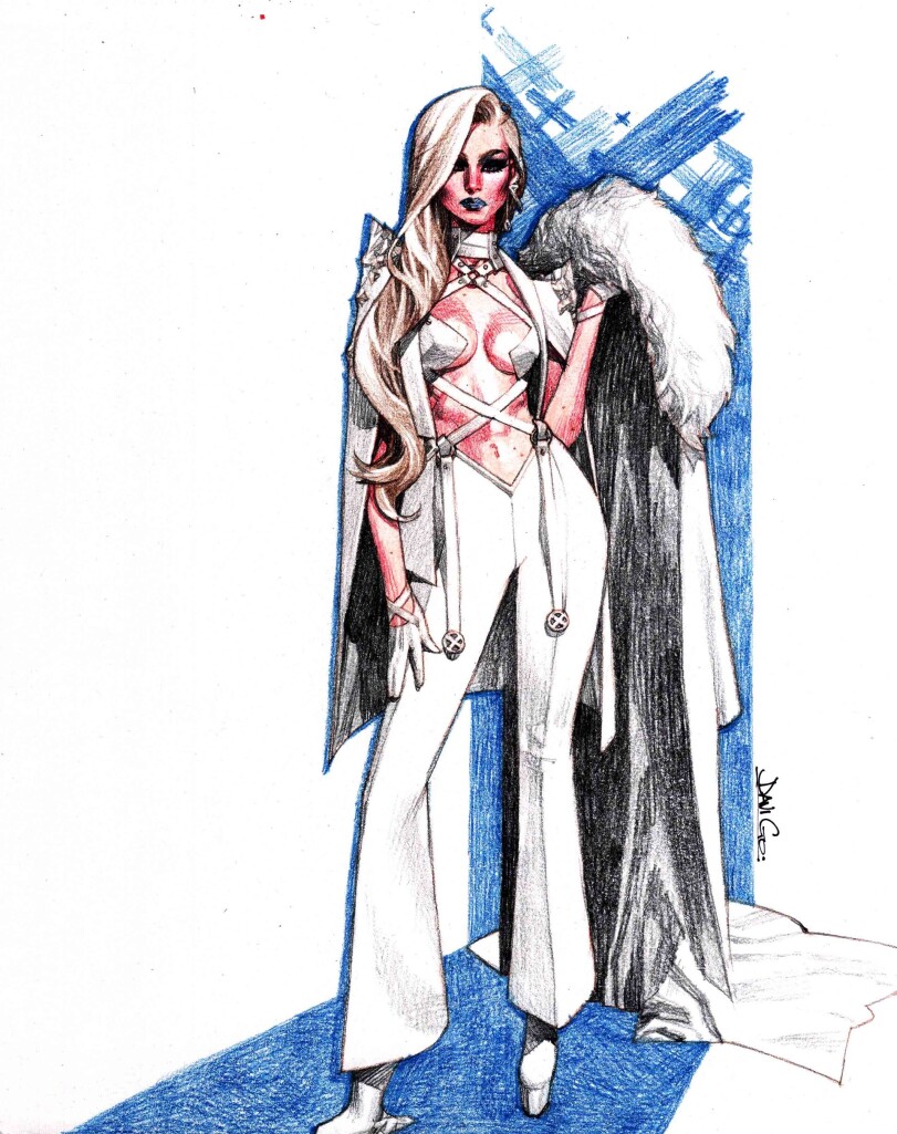 Davi Go,artist,Emma Frost,Белая королева, Эмма Фрост,X-Men,Люди-Икс,Marvel,Вселенная Марвел,фэндомы,Rogue (X-Men),красивые картинки,art,арт,под катом еще одна,Davi Go,artist,Emma Frost,X-Men,Marvel,fandoms,Rogue,,art