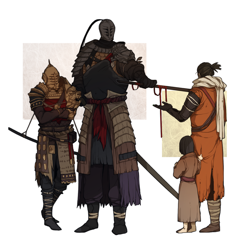 DoNar0217,Shiva of the East,Dark Souls,фэндомы,Sir Alonne,Sekiro Shadows Die Twice,Игры,Игровой арт,game art,crossover,Dark Souls 2,Sekiro,sekiro shadows die twice, shadows die twice, Sekiro Shadows Die Twice