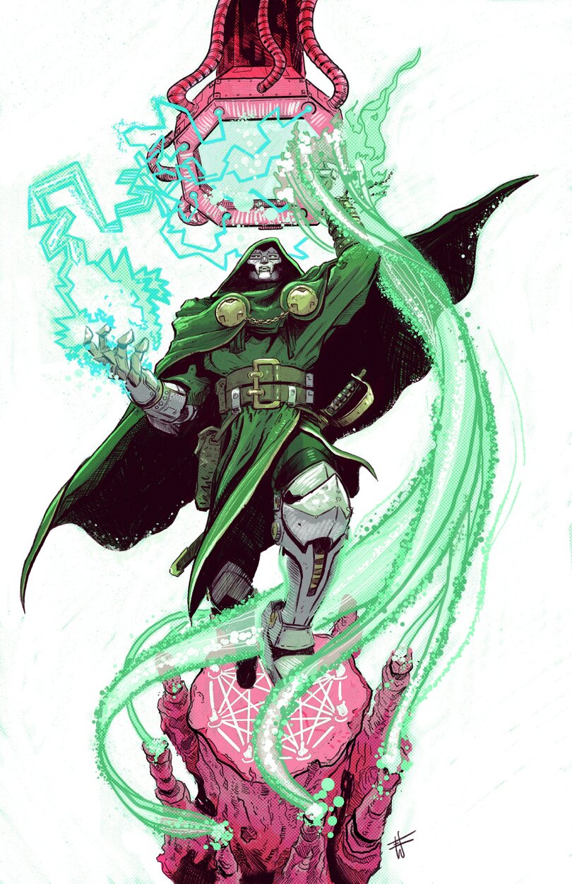 Doctor Doom,Доктор Дум, Виктор фон Дум,Marvel,Вселенная Марвел,фэндомы,Marvel art,Erik_Whalen,Doctor Doom,Marvel,fandoms,Marvel art,Erik_Whalen