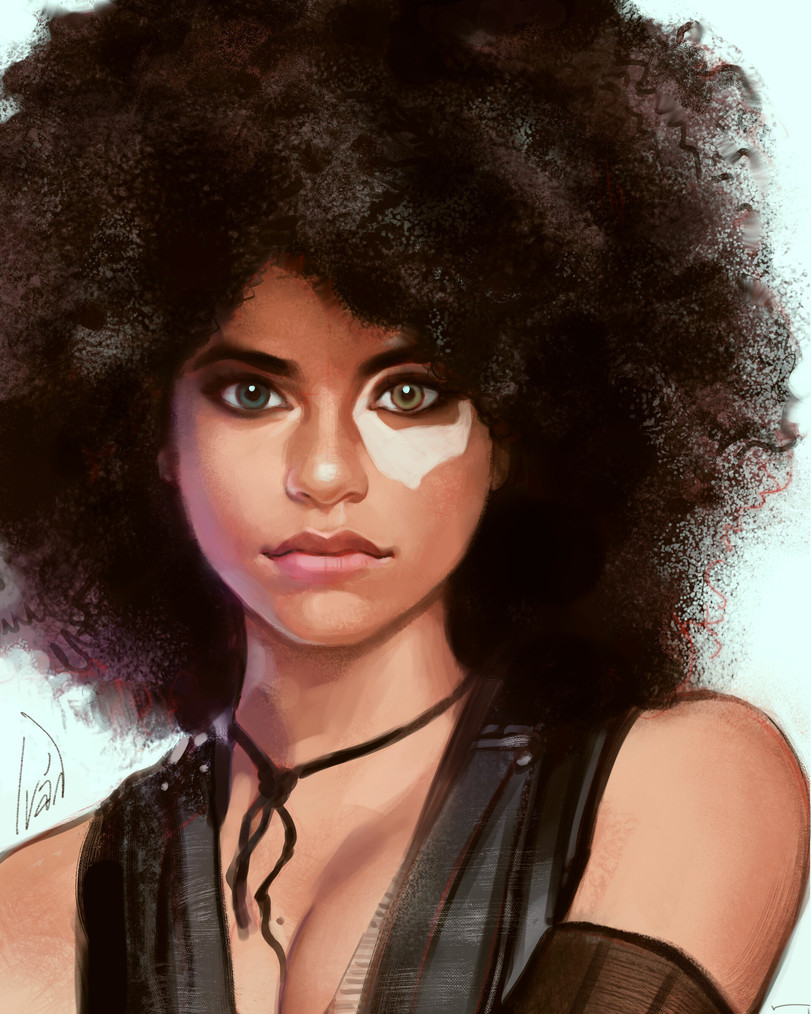 Domino,Домино, Нина Турман,X-Men,Люди-Икс,Marvel,Вселенная Марвел,фэндомы,Deadpool 2,Дэдпул 2,X-Men Movie Universe,Вселенная фильмов о Людях-Икс,Iván Talavera,artist,Domino,X-Men,Marvel,fandoms,Deadpool 2,X-Men Movie Universe,ivantalavera,artist