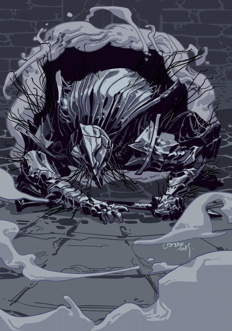 Ershao Guo,artist,Abyss Watchers,DSIII персонажи,Dark Souls 3,Dark Souls,фэндомы,Yhorm The Giant,Dancer of the Boreal Valley,Nameless King,длиннопост,Crystal Sage,Champion Gundyr,Vordt of the Boreal Valley,Curse-Rotted Greatwood,Deacons of the Deep,High Lord Wolnir,Old Demon King,Pontiff