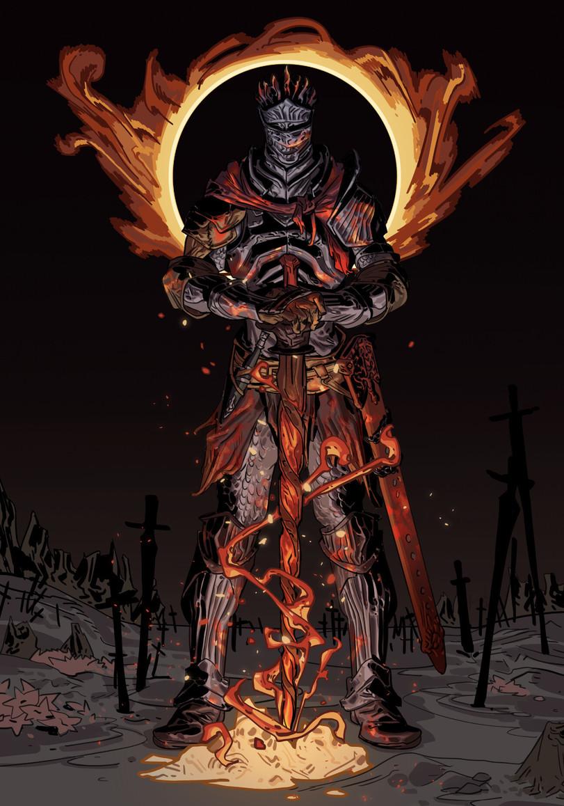 Ershao Guo,artist,Abyss Watchers,DSIII персонажи,Dark Souls 3,Dark Souls,фэндомы,Yhorm The Giant,Dancer of the Boreal Valley,Nameless King,длиннопост,Crystal Sage,Champion Gundyr,Vordt of the Boreal Valley,Curse-Rotted Greatwood,Deacons of the Deep,High Lord Wolnir,Old Demon King,Pontiff