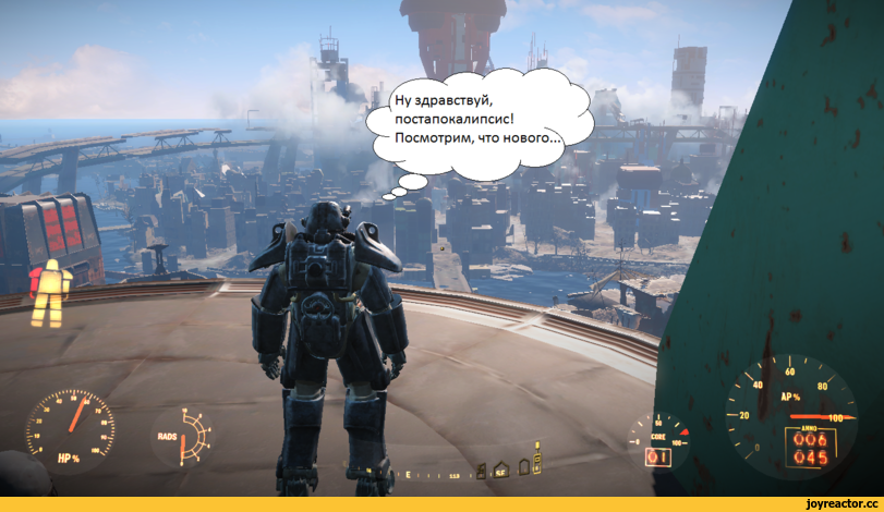 ﻿Ну здравствуй, постапокалипсис! Посмотрим, что нового	щ:■ 1	ч		1 1	т,Fallout 4,Fallout,Фоллаут,фэндомы,баги,paint warrior