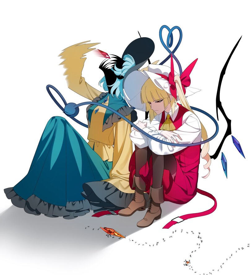 Flandre Scarlet,Touhou Project,Touhou, Тохо,Anime,Аниме,фэндомы,Koishi Komeiji,nubezon,Flandre Scarlet,Touhou Project,Anime,fandoms,Komeiji Koishi,nubezon