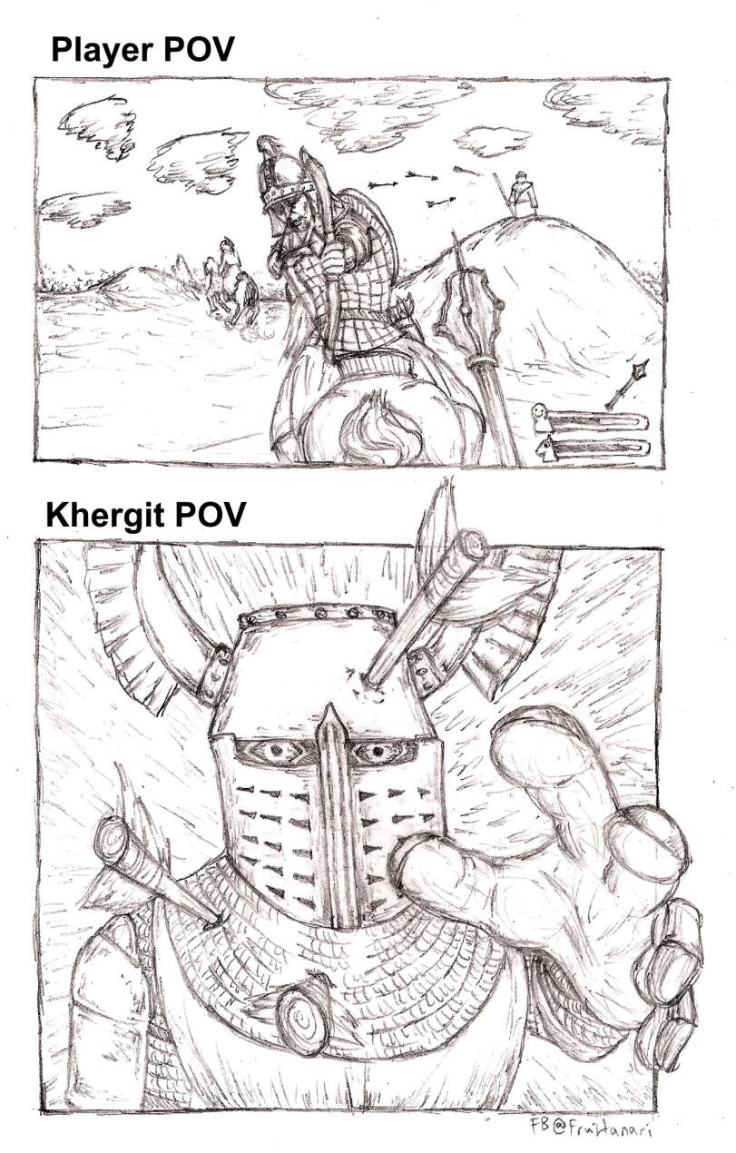 ﻿Player POV ' -.Vi.-;' •> 1—iiiTmfffru uliiV'i^mi .... Khergit POV,Fruitanari,Mount & Blade,Игры