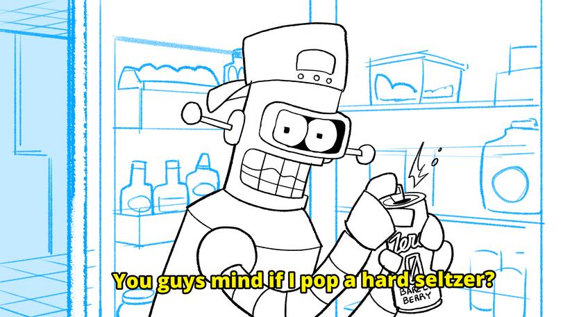 Futurama,Мультфильмы,Мультсериалы, Cartoons,AndyKluthe,Бендер,Bender,Фрай,Fry,Лила,Leela,Эми Вонг,Amy Wong,Зойдберг,Zoidberg,Хьюберт Фарнсворт