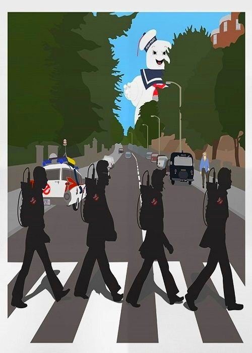 Ghost Busters,art,арт,reference,Ghostbusters,movies,art,reference,Abbey Road