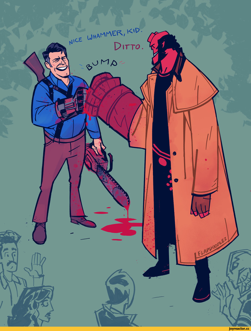 Hellboy,Хэллбой,Comic Books,Комиксы, графические новеллы, романы,фэндомы,Evil Dead,flapdoodlez