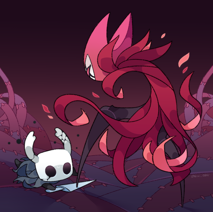 Hollow Knight,Игры,Grey Mourner,Серая плакальщица,Sly (HK),Слай,Troupe Master Grimm,Маэстро Мрачной труппы,The Knight (HK),Рыцарь ,Pale King,Бледный Король,Quirrel,Квиррел ,Seer (HK),Провидица