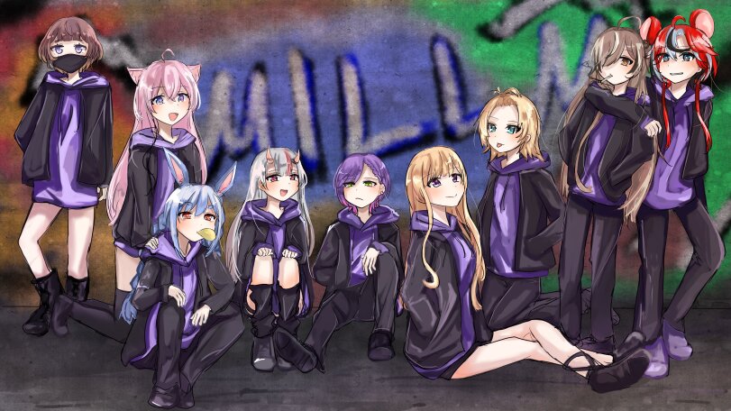 Hololive,Hololive Production, Хололайв,Virtual YouTuber,VTuber, Витубер,фэндомы,Usada Pekora,Усада Пекора,Akai Haato,Haachama, Акаи Хаато, Хаачама,Aki Rosenthal,Аки Розенталь,Hakos Baelz,Хакос Белц, Бэйлз, Бэй,Tokoyami Towa,Токоями Това,Nakiri Ayame,Накири Аямэ,Hakui Koyori,Хакуи Коёри, Хакуй