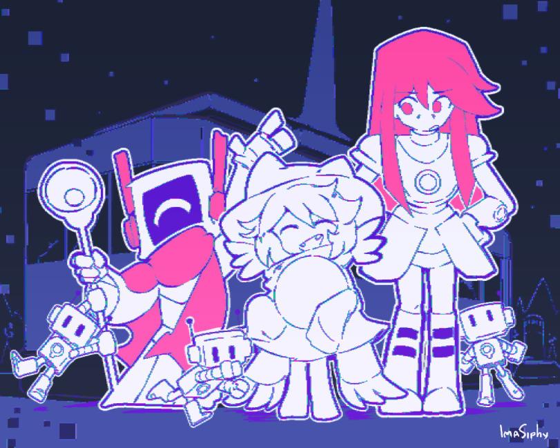 IMAsiphy,Niko (OneShot),OneShot,Игры,Silver (OneShot),Prophetbot,Shepherd (Oneshot),Calamus (OneShot),Alula (OneShot),Magpie (OneShot),Maize (OneShot),Mason (OneShot),Lamplighter (OneShot),Watcher (OneShot),Ling (OneShot),Kelvin (OneShot),George (OneShot),Kip Silverpoint,Cedric (OneShot),Rue