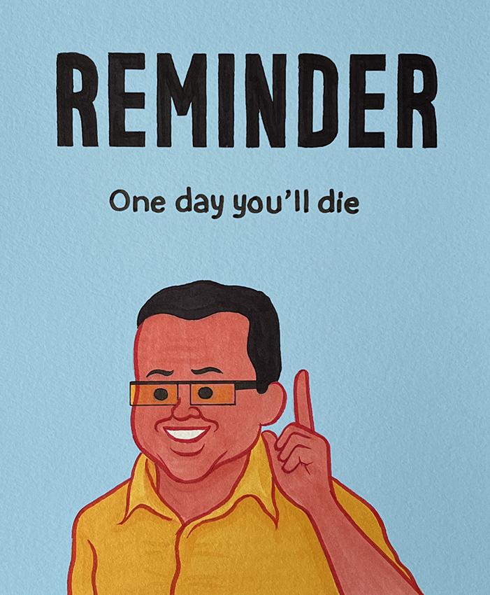 ﻿REMINDER One day you’ll die,Joan Cornella,Смешные комиксы,веб-комиксы с юмором и их переводы