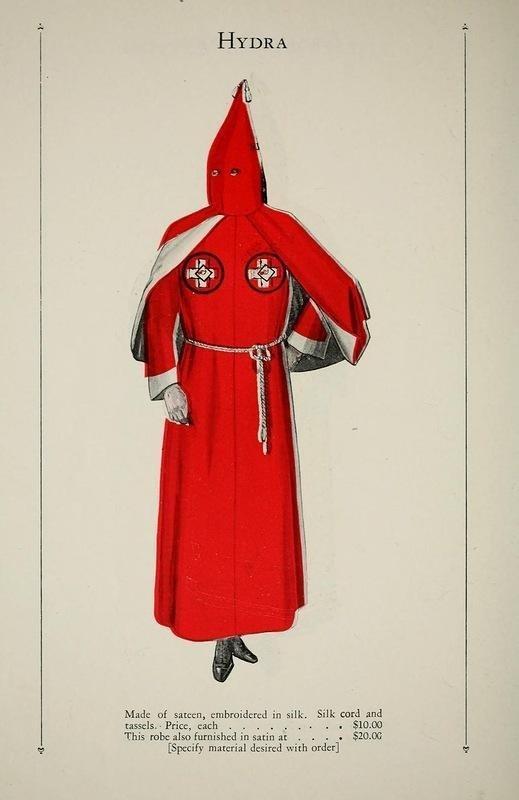 ﻿Hydra Made of sateen, embroidered in silk. Silk cord and tassels. - Price, each..................... . . $10.00 This robe also furnished in satin at ... . $20.00 [Specify material desired with order],KKK,История
