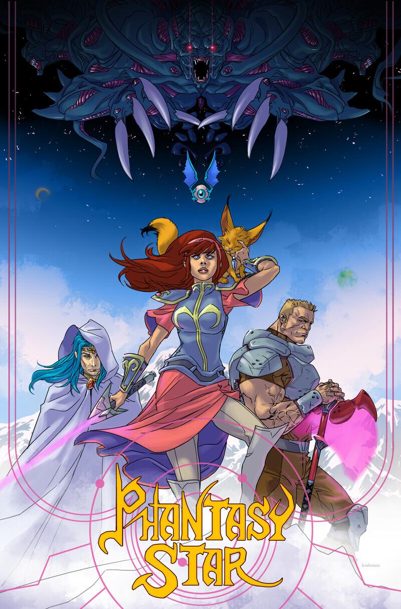 Kalman,art,арт,Phantasy Star,Игры