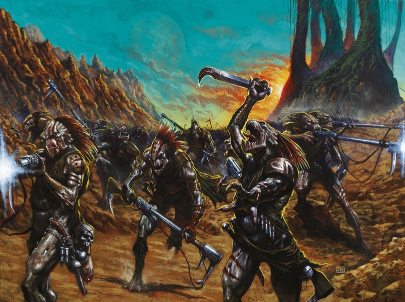 Karl Kopinski,artist,Adrian Smith,David Gallagher,Warhammer 40000,wh40k, warhammer 40k, ваха, сорокотысячник,фэндомы,Necrons,Necron Warrior,spyder,Monolith,Tau Empire,Tau, Тау,Pathfinder,Tau Drone,battlesuit,Kroot,Hammerhead,XV25 Stealth,XV8 Crisis