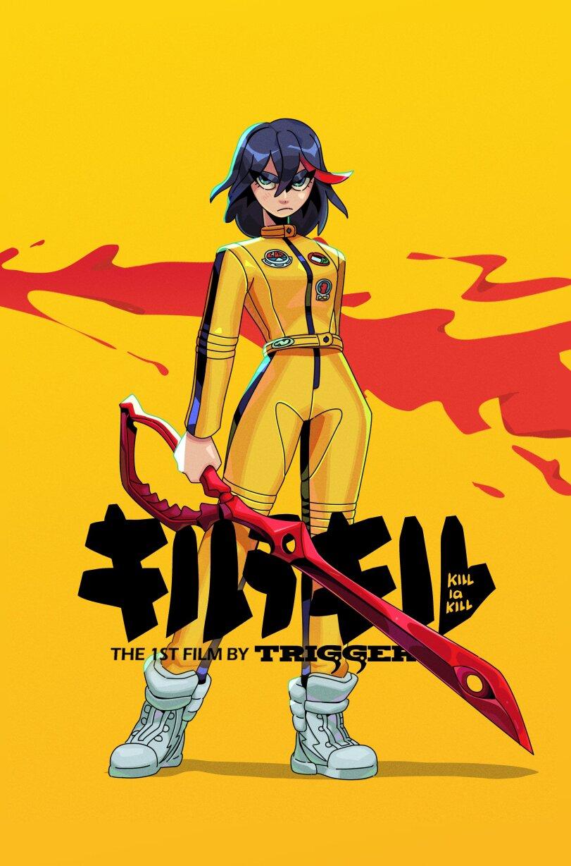 Kill Bill,Фильмы,Kill la Kill,Убей или умри,Anime,Аниме,фэндомы,Caranvolo,Matoi Ryuuko,Рюко Матой,kill bill,movies,Kill la Kill,Anime,fandoms,Caranvolo,Matoi Ryuuko