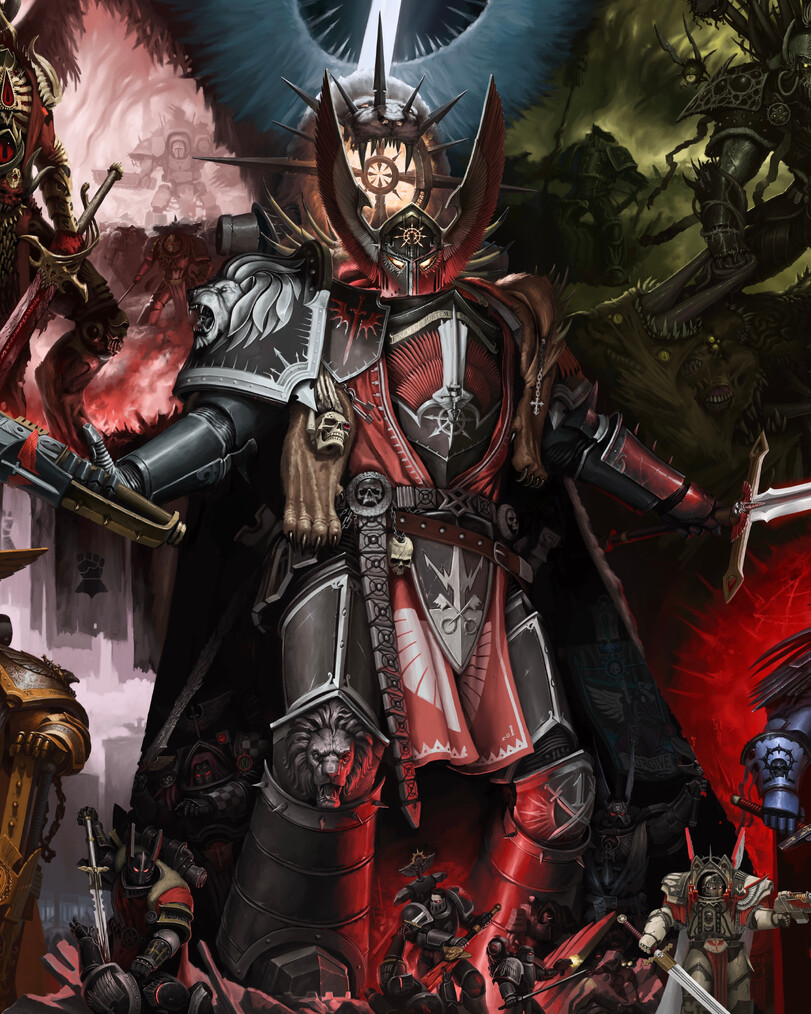 Kim Chan,Warhammer 40000,wh40k, warhammer 40k, ваха, сорокотысячник,фэндомы,Lion El'Jonson,Primarchs,Leman Russ,Vulcan,Sanguinius,Rogal Dorn,Jaghatai Khan,Roboute Guilliman,Ferrus Manus,Corvus Corax,Wh Alternative,Wh Other,Chaos Space Marine,Chaos (Wh 40000)