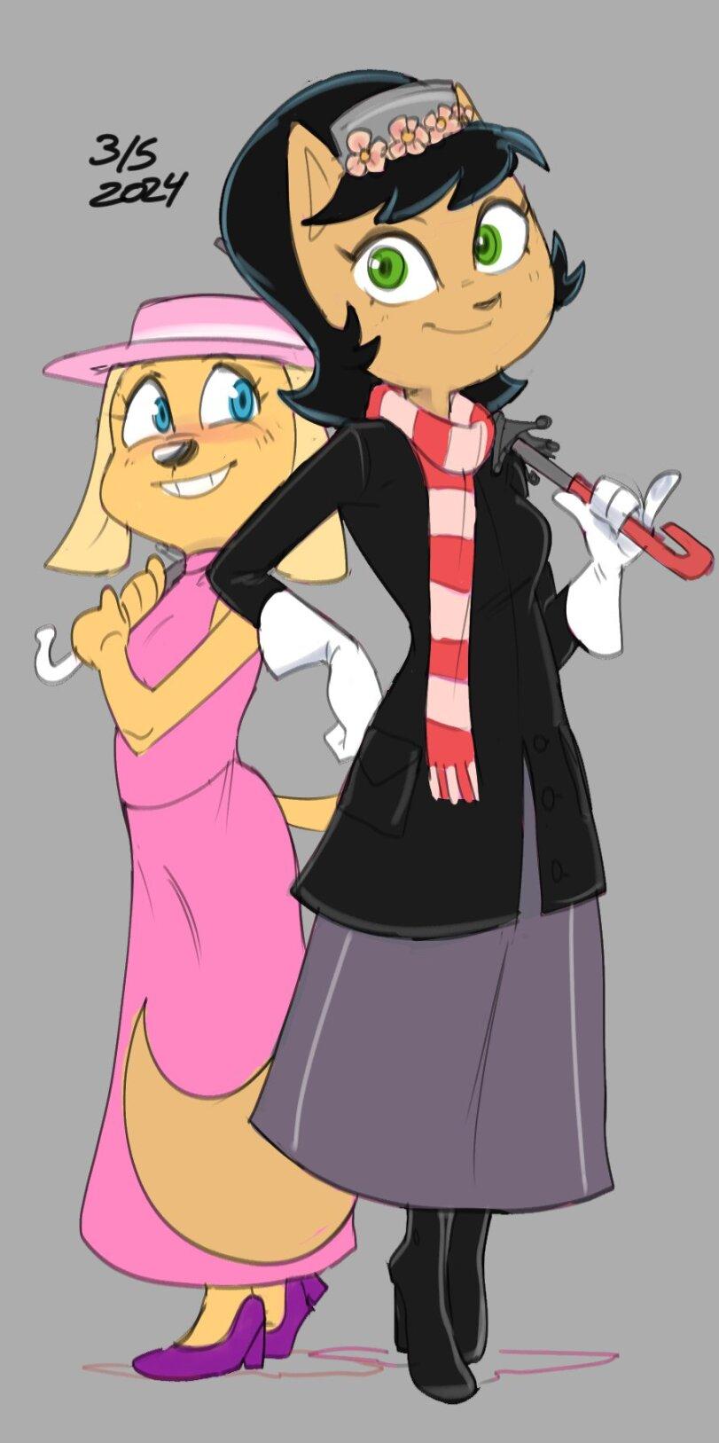 Kitty Katswell,T.U.F.F. Puppy,Nickelodeon,Мультфильмы,Мультсериалы, Cartoons,crossover,dbaru,artist,brandy & mr. whiskers,anthro,anthro toons