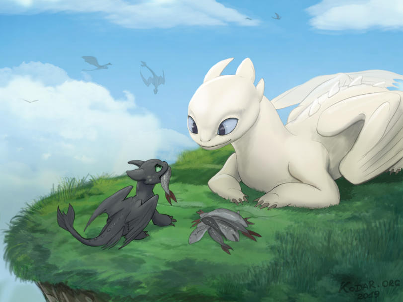 KodarDragon,Дневная Фурия,Light Fury,Как Приручить Дракона,How to Train Your Dragon, HTTYD,DreamWorks,Мультфильмы,Мультсериалы, Cartoons,Как приручить дракона 3,How to train your dragon 3, HTTYD 3,,Ночная Фурия
