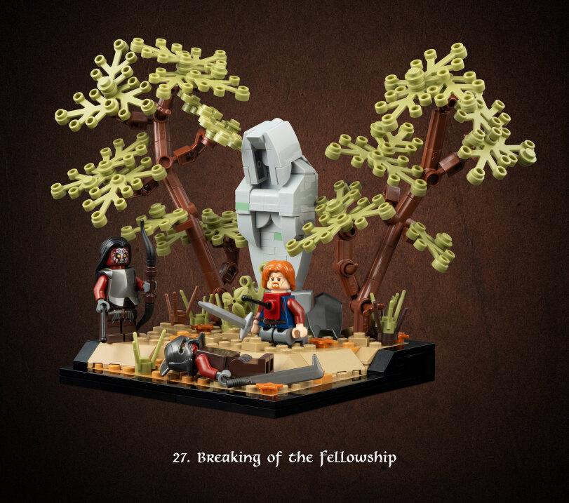 ﻿27. BRenking of the fellowship,Lego MOC,Лего,Lego, LEGO,,Арда other,Арда,Arda,фэндомы,Thorsten Bonsch,Jonas Kramm,Marcel V.,ForlornEmpire,Grant Davis,Властелин Колец,Легендариум Толкина,очень длиннопост,длиннопост