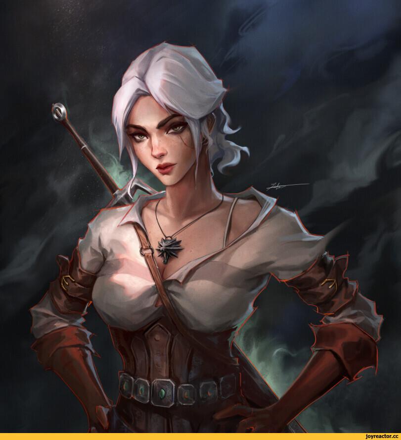 Lor_Baa,Lor Baa,Ciri,Witcher Персонажи,The Witcher,Ведьмак, Witcher,фэндомы,Witcher Art