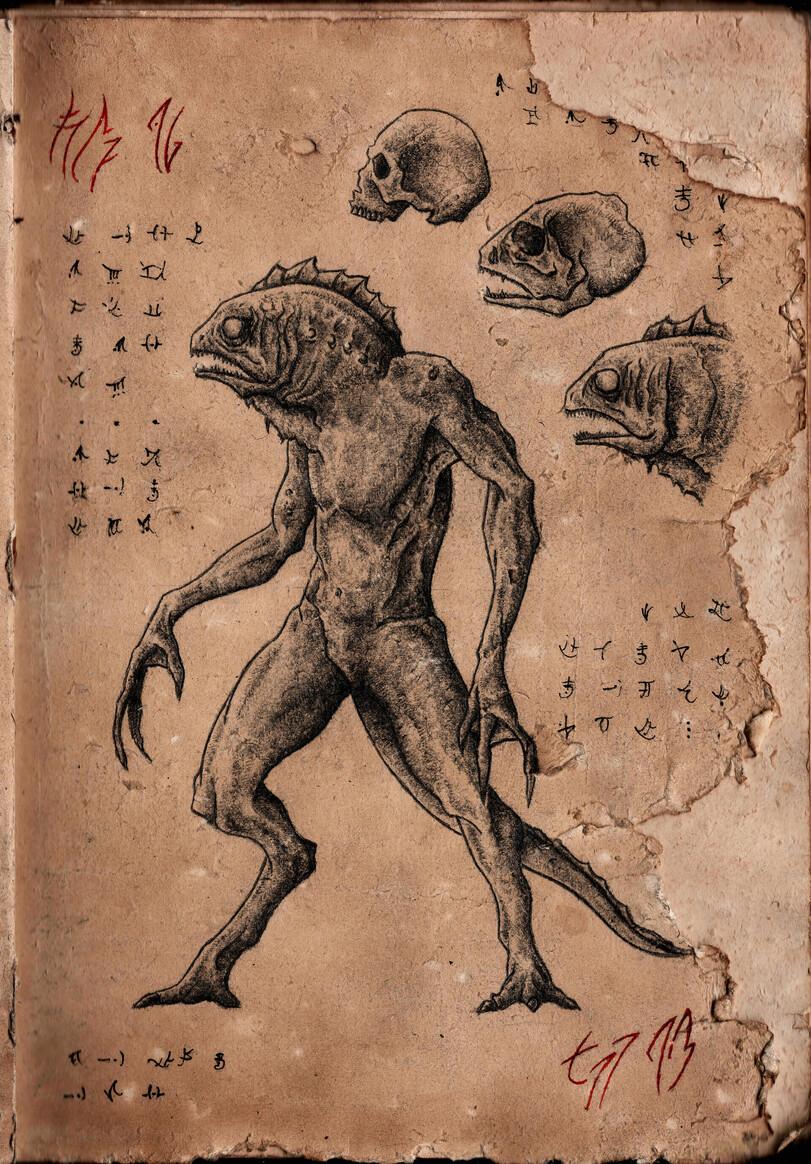 Lovecraft Bestiary,Лавкрафт,Шоггот,древние,глубоководные,Ктулху,под катом еще,Lovecraft art