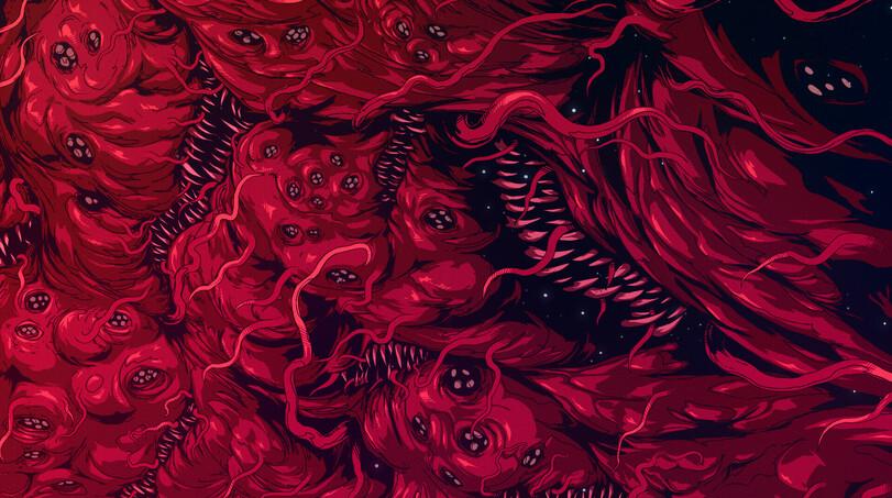 Lovecraft art,Лавкрафт,Азатот,rustam ha,art,арт,красивые картинки
