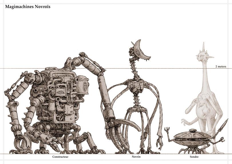 ﻿Magimachines Novroïs 2 meters Constructeur Novrin Sondre,Lucas Roussel,Fantasy race,Легкая наркомания,Sci-Fi,art,арт,Насекомое,Спекулятивная биология,бестиарий,artist,НЁХ,очень длиннопост,длиннопост,под катом