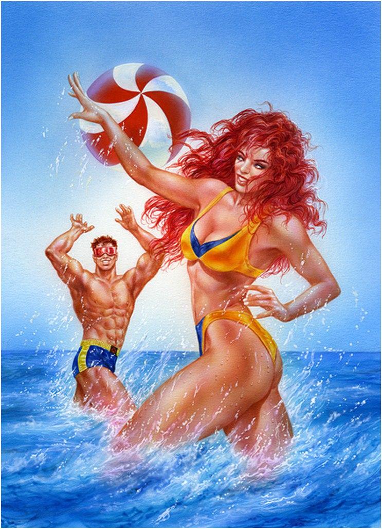 Luis Royo,X-Men,Люди-Икс,Marvel,Вселенная Марвел,фэндомы,Росомаха,шельма,картинки,Cyclops,Циклоп, Скотт Саммерс,Jean Grey,Чудо-Девочка, Джин Грей,Jubilee,Джубили,Professor X,Профессор Чарльз Ксавьер,Rogue (Marvel),Роуг, Шельма, Бандит, Анна Мария,Gambit,Гамбит, Реми Лебо,Iceman,Айсмен, Человек-Лед,