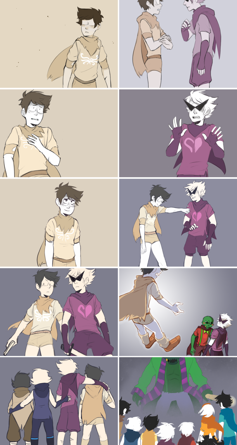 MS Paint Adventures,фэндомы,Jake English,Homestuck,Dirk Strider,Roxy Lalonde,Jane Crocker,Jack Noir (b2),Spades Slick,Miss Paint,Dave Strider,Terezi Pyrope,Caliborn,Lord English,Rose Lalonde,Jade Harley,John Egbert,ikimaru-art,artist