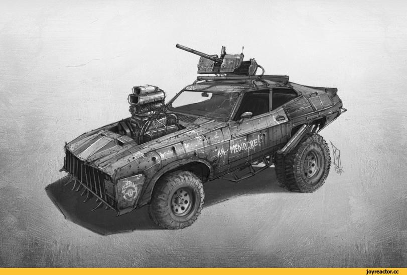 Mad Max,Безумный Макс,Фильмы,V8 Interceptor,Nux Ride,Zombie Ride,War Tanker,Elvis,Fury Rides,Fartz Dune Buggy,Fury Road,красивые картинки,art,арт,Shane Molina