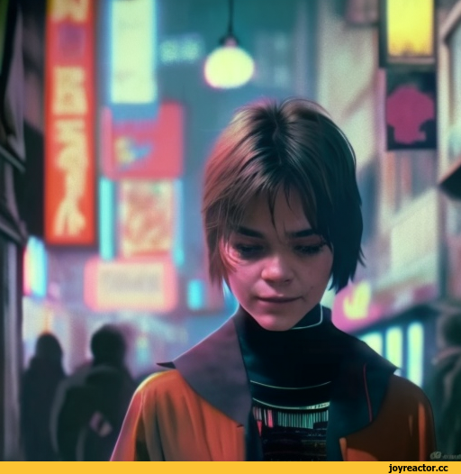 MidJourney,нейронные сети,Гостья из будущего,Фильмы,Алиса Селезнева,cyberpunk