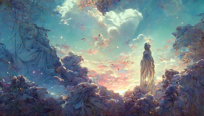 MidJourney,angels,нейронные сети,сгенерировал сам,art,арт,красивые картинки,Природа,красивые фото природы: моря, озера, леса,горы,богиня