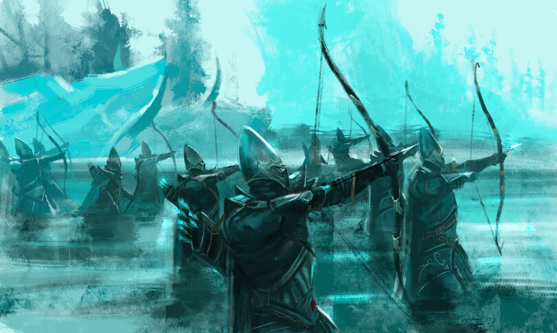 Mihail Gard,Warhammer Fantasy,Warhammer FB,фэндомы,artist,art,арт,High Elves,High Elf Spearmen,Lothern Sea Guard,Shadow Warriors,Men-at-Arms (Wh FB),Bretonnia,game art,Игры,Total War Warhammer 2,красивые картинки,High Elf Dragon,несколько картинок,Shadow Warrior (Wh FB),Mihail Gard,Warhammer