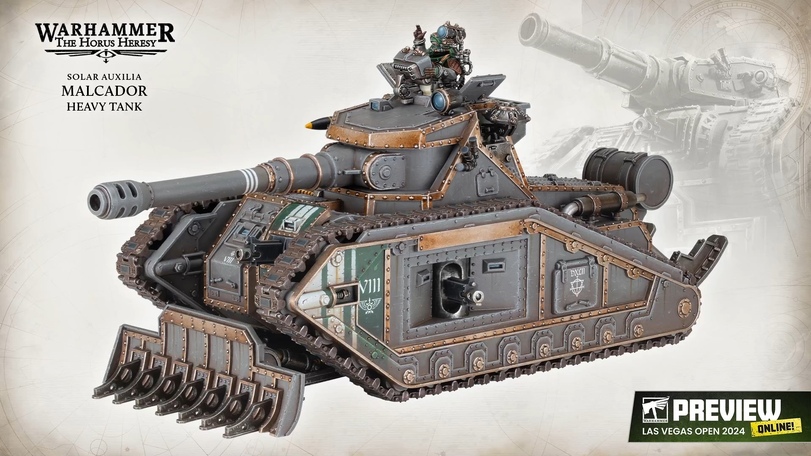﻿WARHAMMEP ¥ tThe Horus Heresy*^ SOLAR AUXILIA MALCADOR HEAVY TANK щ iheJ online;,Miniatures (Wh 30000),Solar Auxilia,Wh Past,Warhammer 40000,wh40k, warhammer 40k, ваха, сорокотысячник,фэндомы,Wh News,Leman Russ (tank),Sentinel (wh 40000),Astra Militarum,Imperial Guard, ig,Imperium,Империум