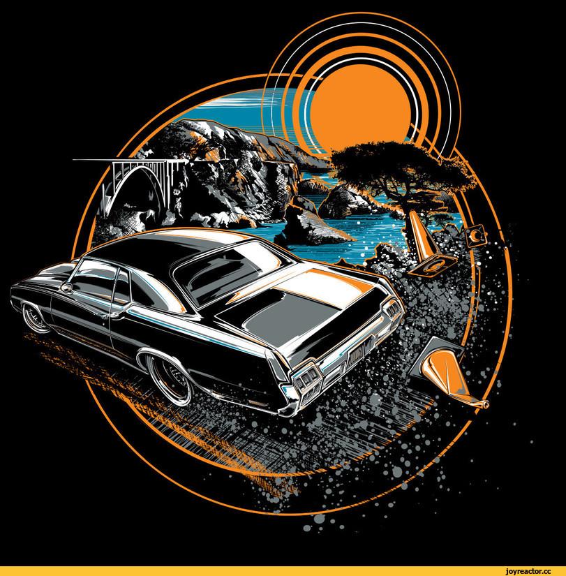 Muscle car,art,арт,красивые картинки