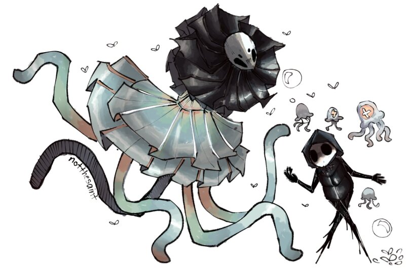Notthesaintt,Monomon the Teacher,Dreamers (HK),Грезящие ,Hollow Knight,Игры,Quirrel,Квиррел ,Игровой арт,game art,Notthesaintt,Monomon the Teacher,Dreamers,Hollow Knight,games,Quirrel,game art