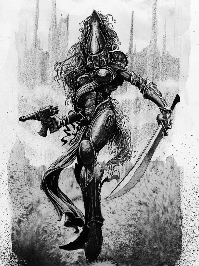 Old Warhammer,Warhammer 40000,wh40k, warhammer 40k, ваха, сорокотысячник,фэндомы,Avatar of Khaine,Craftworld Eldar,Эльдар, Eldar, Корабельники,Aeldari,Эльдари,John blanche,Dire Avengers,Corsair,Wraithguard,Howling Banshees,Dark Reapers,Warlock,Striking Scorpions,Rangers (Wh 40000),Farseers,Karl