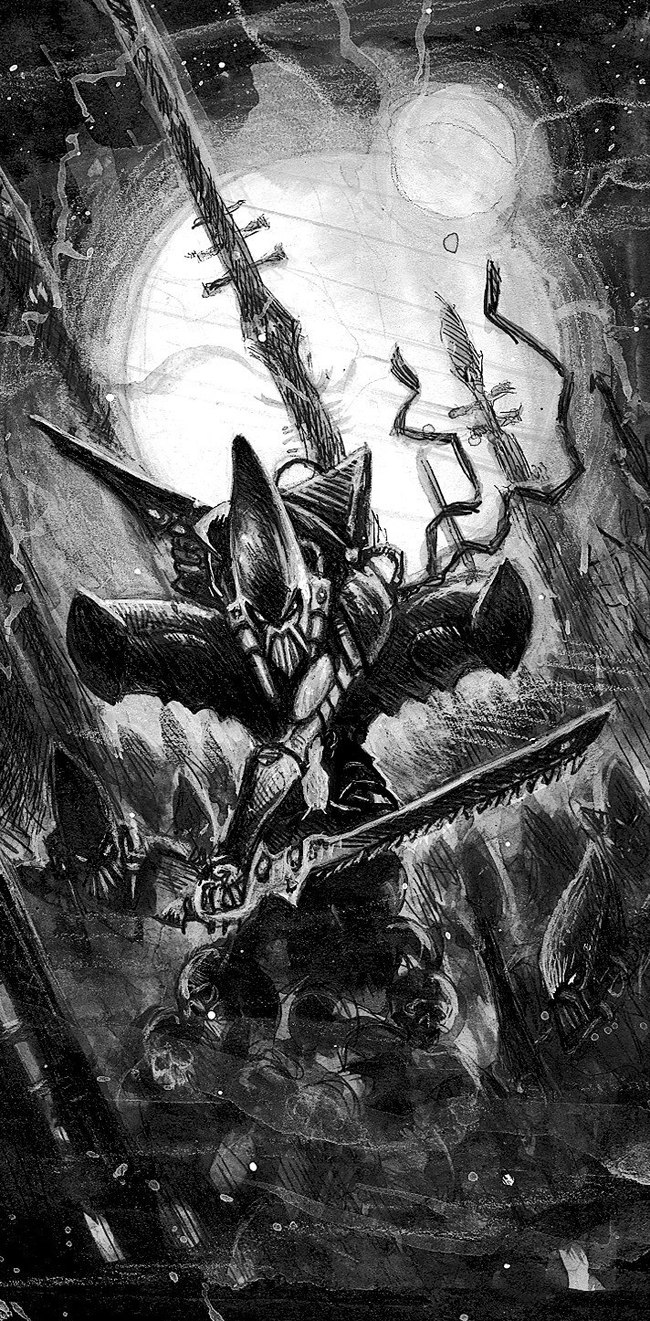 Old Warhammer,Warhammer 40000,wh40k, warhammer 40k, ваха, сорокотысячник,фэндомы,Avatar of Khaine,Craftworld Eldar,Эльдар, Eldar, Корабельники,Aeldari,Эльдари,John blanche,Dire Avengers,Corsair,Wraithguard,Howling Banshees,Dark Reapers,Warlock,Striking Scorpions,Rangers (Wh 40000),Farseers,Karl