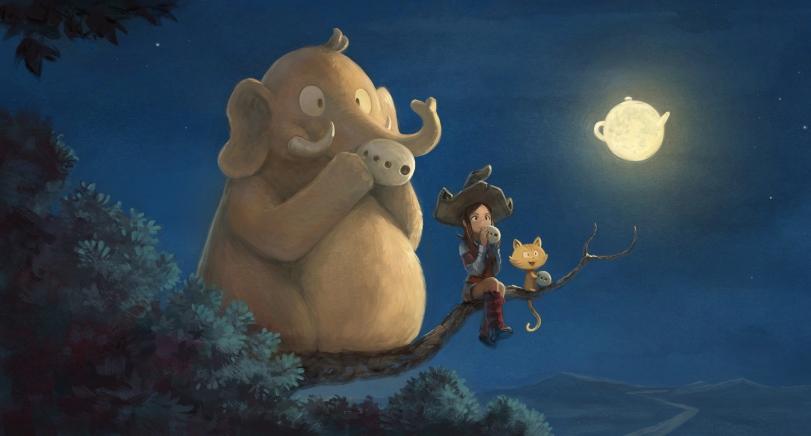 Pepper and Carrot,Смешные комиксы,веб-комиксы с юмором и их переводы,crossover,My Neighbour Totoro,art,арт,david revoy,artist