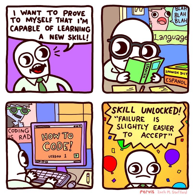 ﻿t WANT TO PROVE TO MYSELF THAT l*M CAPABLE OF LEARNING Pervis .«un.s<»rp,PervisTime,Смешные комиксы,веб-комиксы с юмором и их переводы,без перевода,обучение,навык,education,PervisTime,comics,education,skill,смешные комиксы