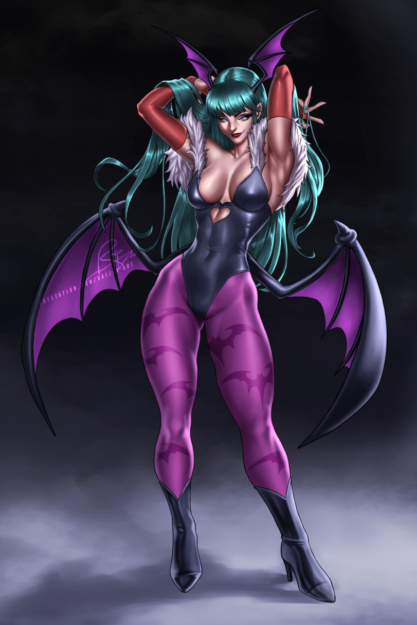 ﻿ i "уп ^ i^jj \ A fL - KÄ ( 1 Я /А ty фЛ || BÄrii Не vnLa уИ Jr J,RaijinArt,artist,Morrigan Aensland,Darkstalkers,Игры,Lilith Aensland