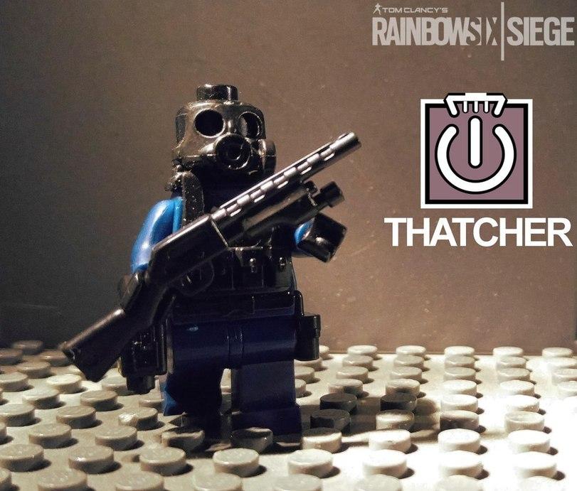 ﻿SIEGE THATCHER,Rainbow Six Siege,Rainbow Six,Игры,lego,sledge,thatcher,doc,pulse,castle,Lego Custom,Lego MOC,Castle (R6S)