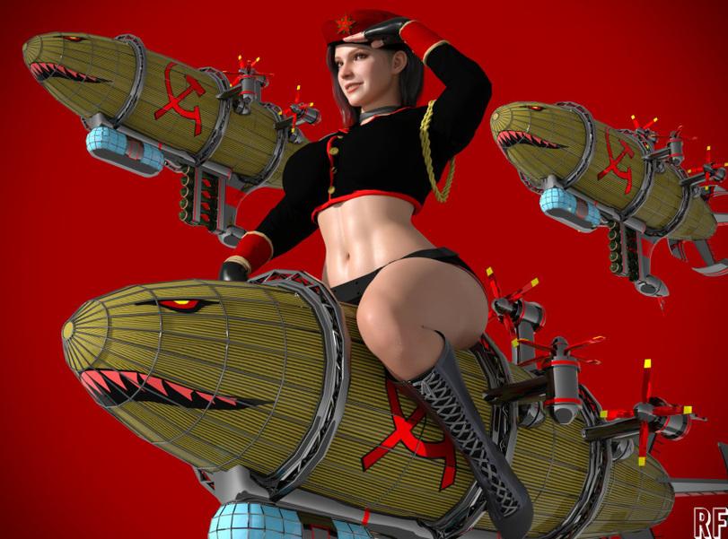 Red Alert 3,Red Alert,Command & Conquer,Игры,Kirov Airship,Natasha Volkova,rude frog,artist,Джина Карано