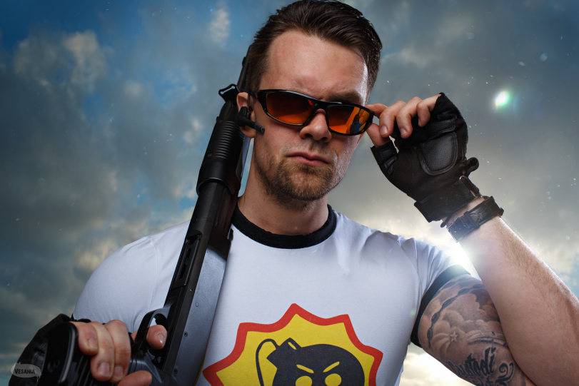 Serious Sam,games,Duke Nukem 3D,Duke Nukem,duke nukem forever,cosplay,geek,Прикольные гаджеты. Научный, инженерный и айтишный юмор,guns,Юмор,crossover