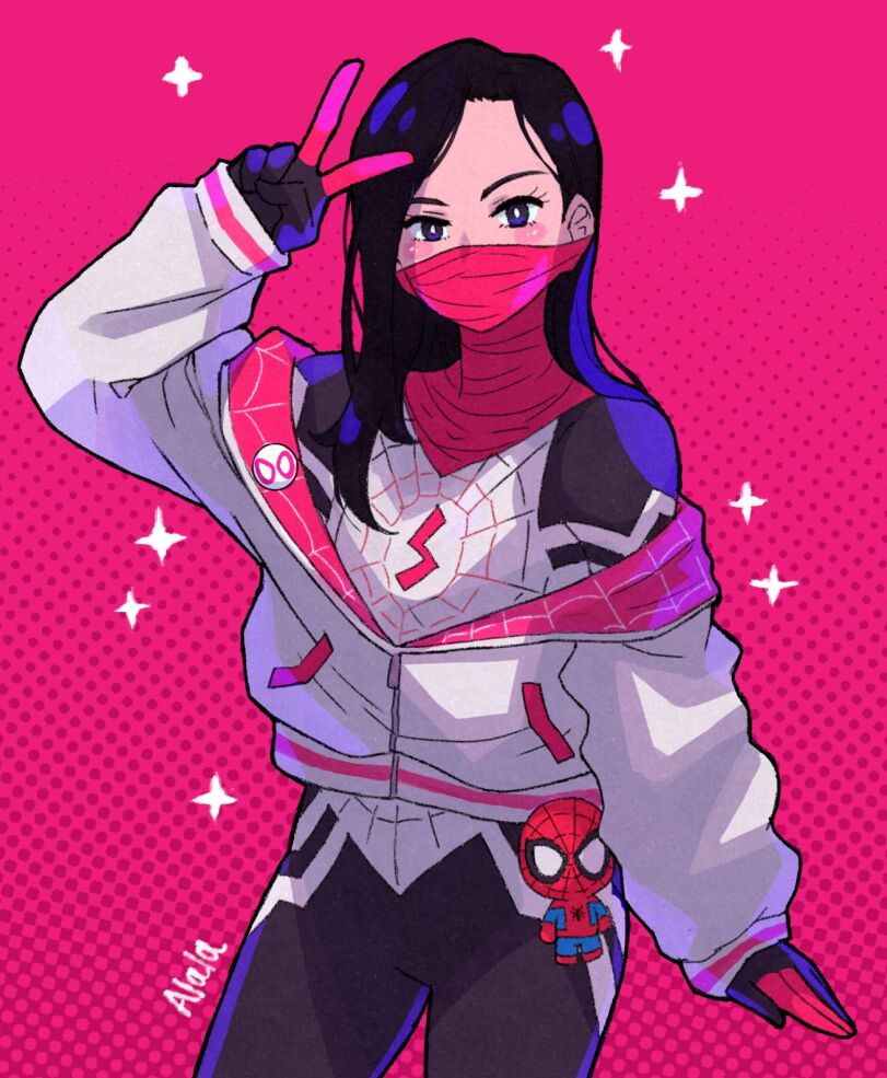 Silk (Marvel),Шелк, Синди Мун,Marvel,Вселенная Марвел,фэндомы,Gwen Stacy,Женщина-Паук, Гвен-Паук, Гвен Стейси ,sushi pizza RRR,Marvel art,silk,Marvel,fandoms,Gwen Stacy,sushi pizza RRR,Marvel art
