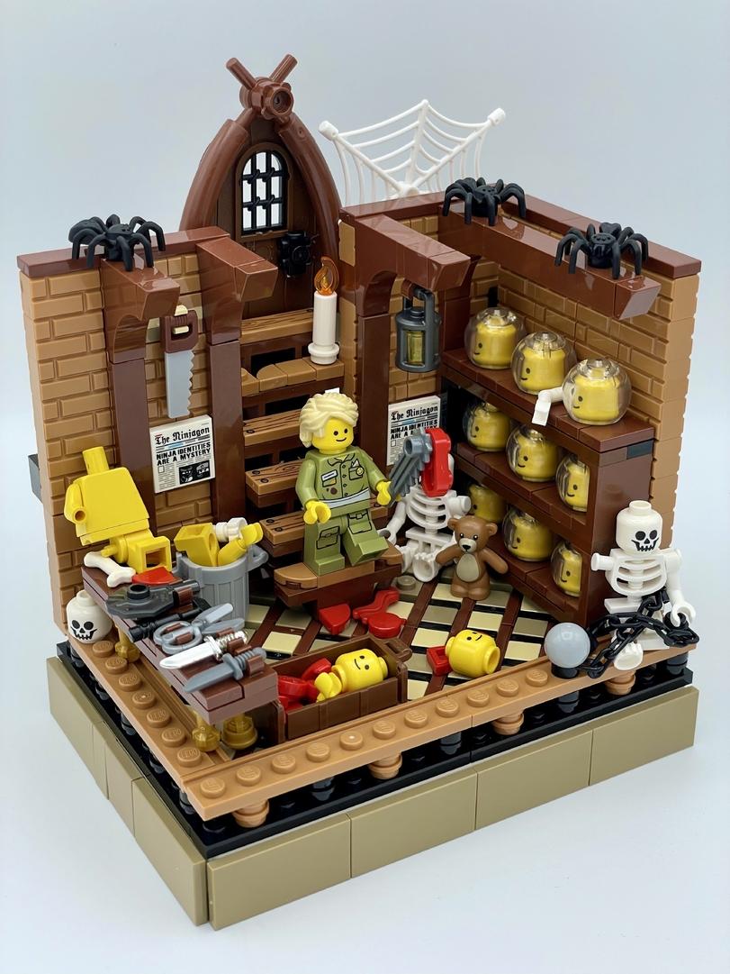 SpaceBrick,Lego MOC,Лего,Lego, LEGO,,маньяк,подвал,расчлененка