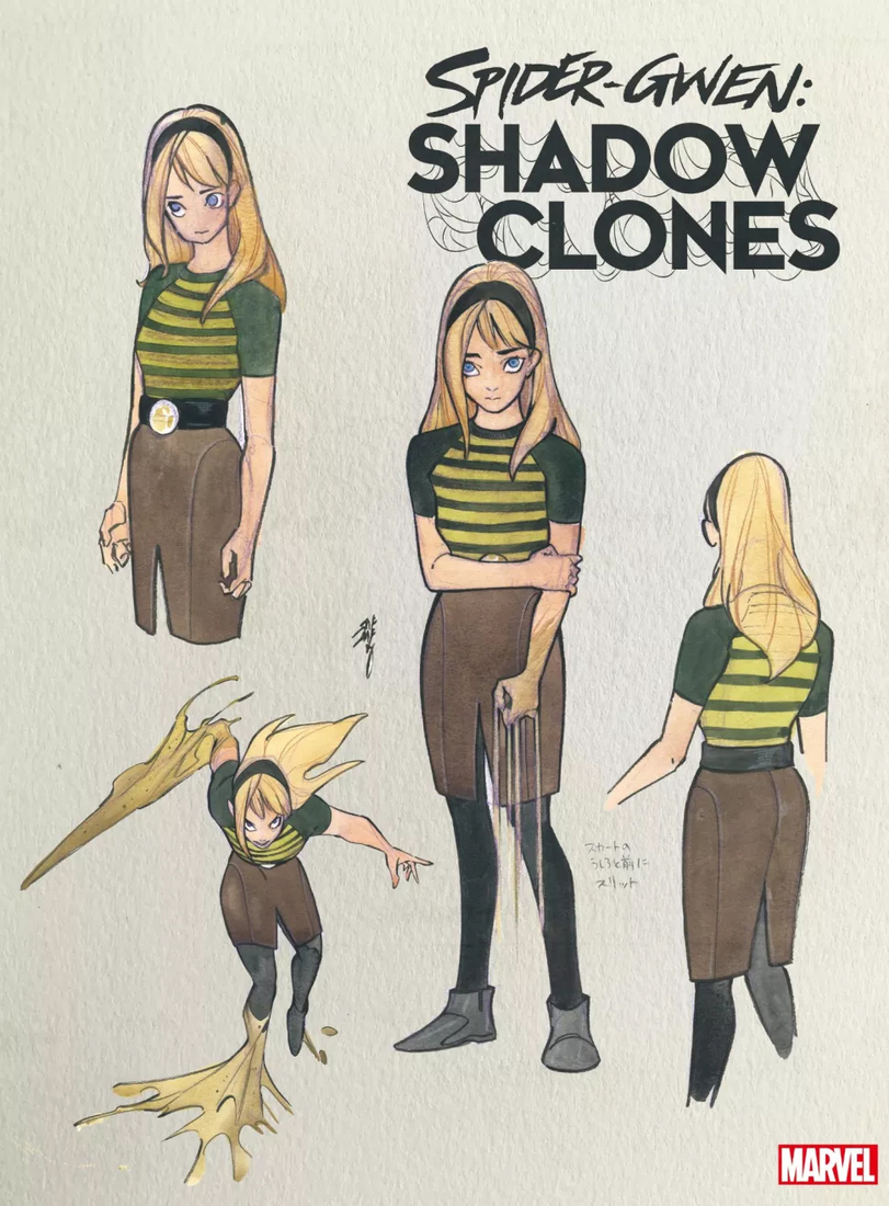 Spider-Gwen,Marvel,Вселенная Марвел,фэндомы,Shadow Clones,Peach Momoko,Rhino (Marvel),Рино, Носорог, Алексей Сицевич,Sandman (Marvel),Песочный человек, Флинт Марко, Уильям Бейкер ,Vulture (Marvel),Стервятник, Эдриан Тумс,Doctor Octopus,Доктор Осьминог, Отто Октавиус,Kraven the