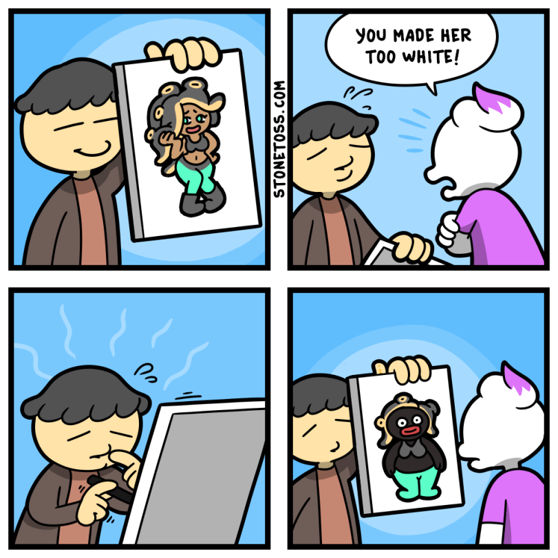 Splatoon,Игры,Смешные комиксы,веб-комиксы с юмором и их переводы,SJW,dei,stonetoss,Япония,страны,Marina (splatoon),Марина