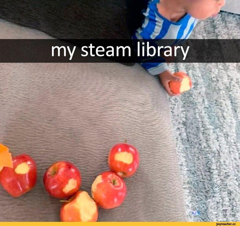 Steam,Стим,Игры,библиотека,яблоко